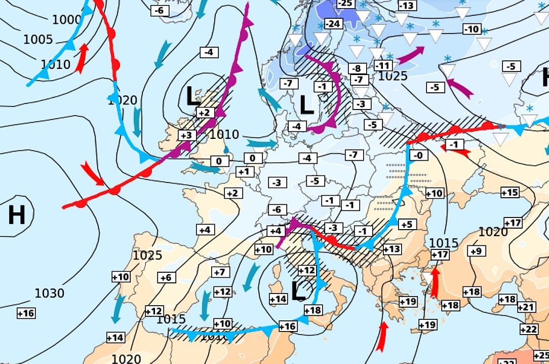 2026 01 07 Weather In Europe Finnish Meteorological Institute